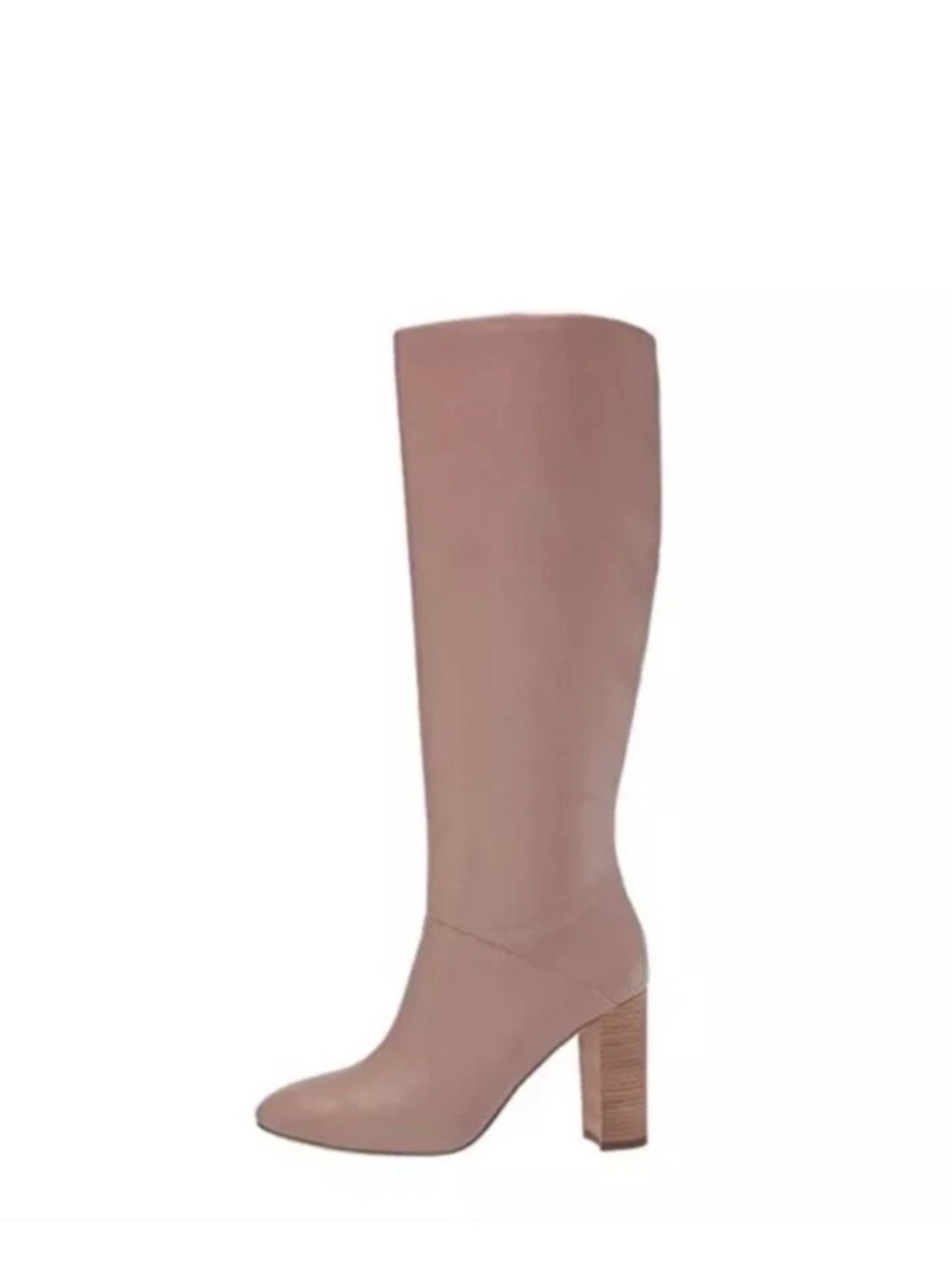 Cole Haan Knee-High Block Heel Boots in Blush